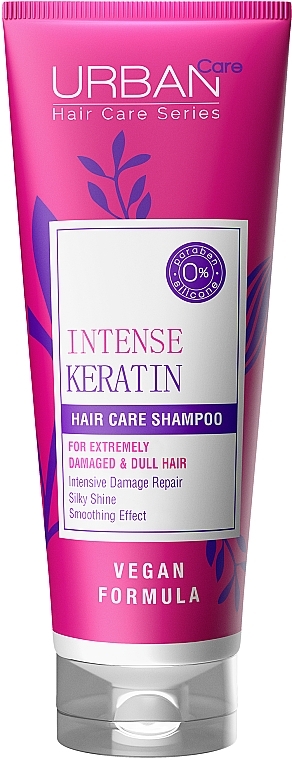 Shampoo für Haare mit intensivem Keratin - Urban Care Intense & Keratin Shampoo — Bild N2