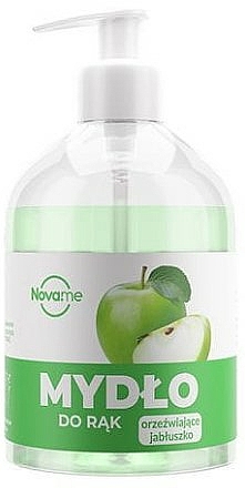 Flüssige Handseife mit Apfelduft - Novame Refreshing Apple Hand Soap — Bild N1