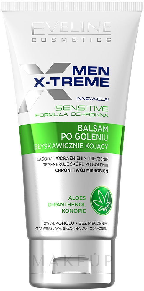 Beruhigender After Shave Balsam für empfindliche Haut - Eveline Cosmetics Men X-Treme After Shave Balm — Bild 150 ml