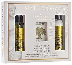 Körperpflegeset - Primo Bagno Mythology Athena's Olive Youth Set (Körpercreme 100ml + Parfümiertes Spray 100ml + Magnet) — Bild N1