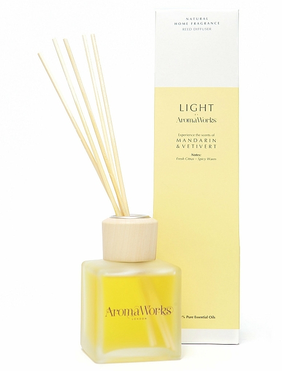 Duftset - AromaWorks Light Range Reed Diffuser (Raumerfrischer 4x100ml) — Bild N3