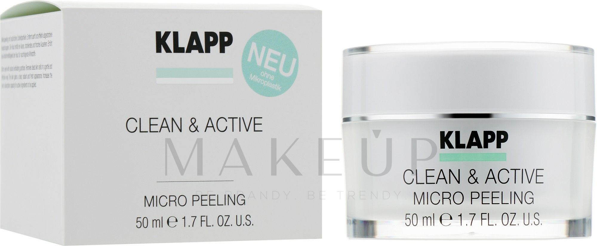 Reinigendes Mikropeeling für das Gesicht - Klapp Clean & Active Micro Peeling — Bild 50 ml