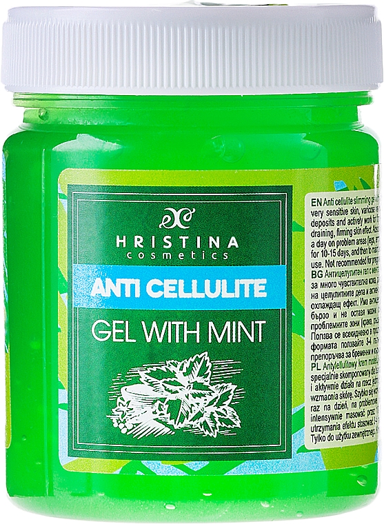 Anti-Cellulite Gel mit Minze - Hristina Cosmetics Anti Cellulite Gel — Bild N1