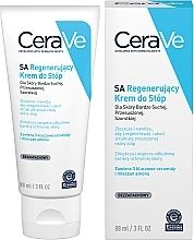 Regenerierende Fußcreme für extrem trockene, raue und rissige Haut - CeraVe SA Renewing Foot Cream — Bild N3