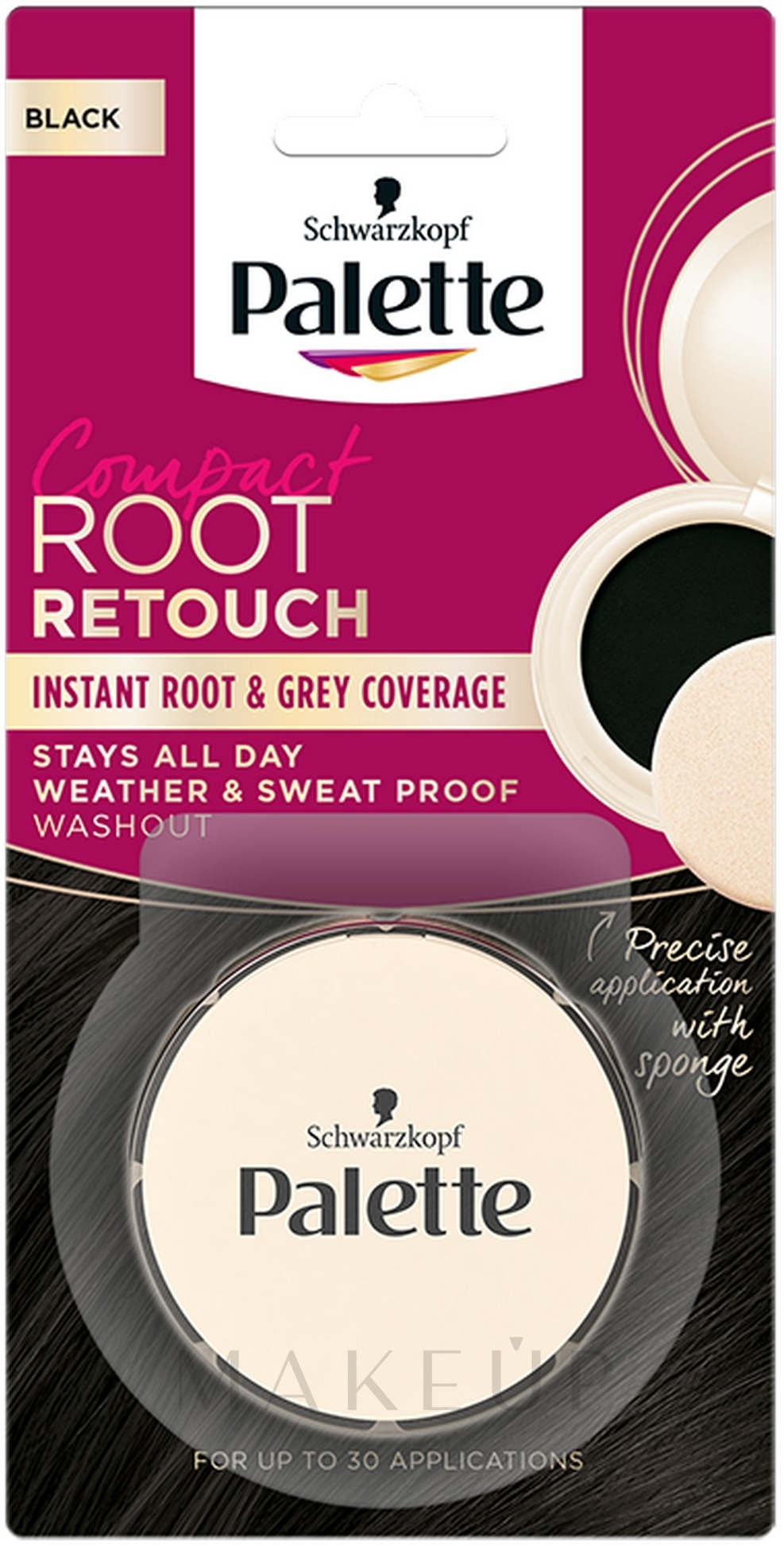 Haarpulver - Palette Root Retouch — Bild Black