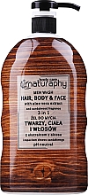Gelshampoo für Körper, Haar und Gesicht mit Aloe Vera - Naturaphy Men — Bild N3
