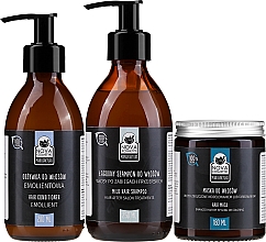 Haarpflegeset - Nova Kosmetyki (Shampoo 250ml + Conditioner 200ml + Haarmaske 180ml) — Bild N2