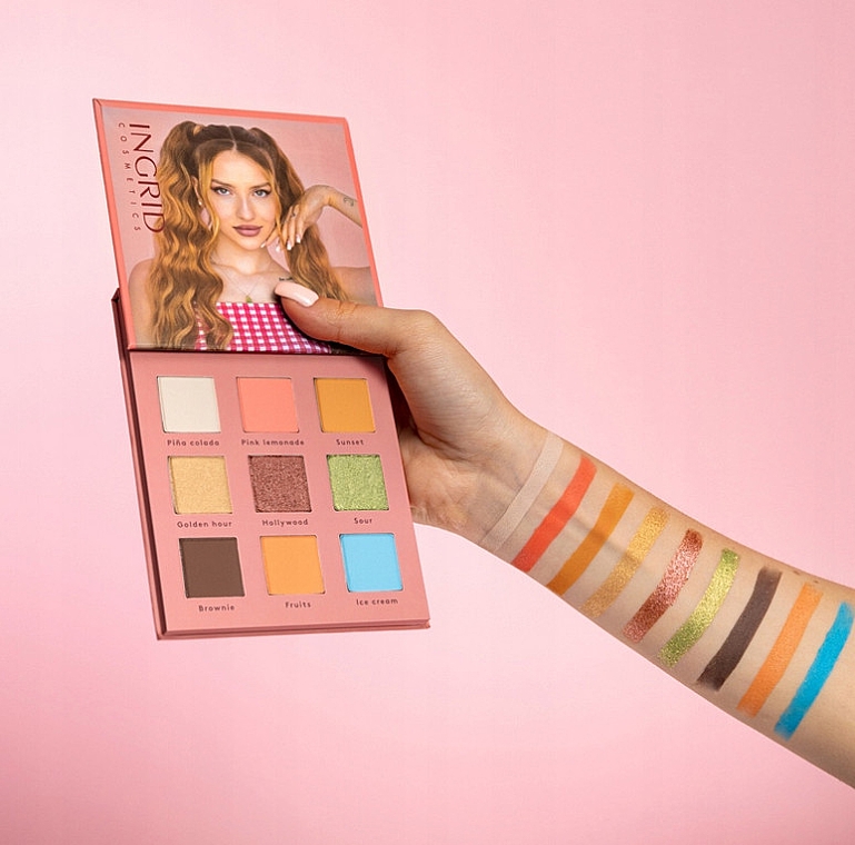 Lidschatten-Palette - Ingrid Cosmetics Team X Summer Evenings Eyeshadow Palette — Bild N3