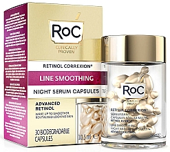 Düfte, Parfümerie und Kosmetik Gesichtsserum - Roc Retinol Correxion Line Smoothing Night Serum