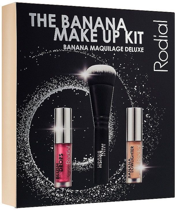 Set - Rodial The Banana Make Up Kit (blush/2g + lowlighter/1,6ml + brush/1pc) — Bild N2