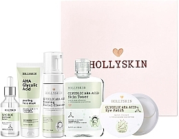 Pflegeset 5-tlg. - Hollyskin Glycolic AHA Acid Care Maxi Set — Bild N2