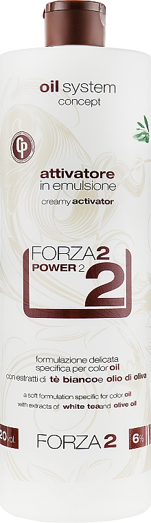 Creme-Aktivator für das Haar - Punti di Vista Oil System Concept Color Oil Oxi Emulsion Forza2 20Vol — Bild N3