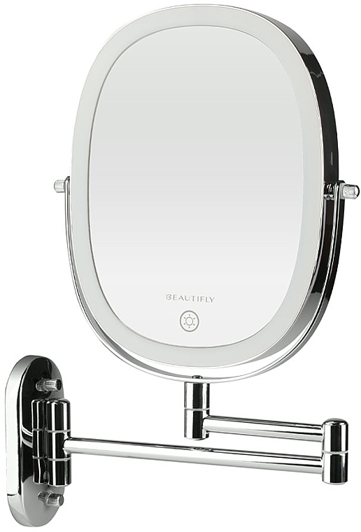 Doppelseitiger Schminkspiegel mit 7X und Beleuchtung  - Beautifly Dual Side 7x Wall Mirror	 — Bild N1