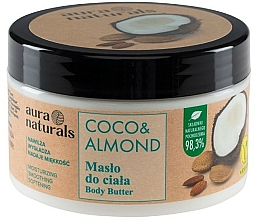 Düfte, Parfümerie und Kosmetik Körperbutter mit Kokosnuss und Mandel - Aura Naturals Coco & Almond Body Butter