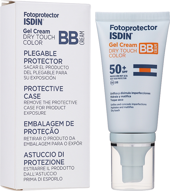 Sonnenschutzcreme-Gel SPF50 - Isdin Fotoprotector Sunscreen Gel Cream Dry Touch Color — Bild N2
