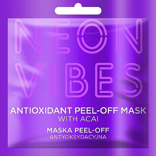 GESCHENK! Peeling-Gesichtsmaske mit Antioxidantien - Marion Neon Vibes Antioxidant Peel-off Mask — Bild N1