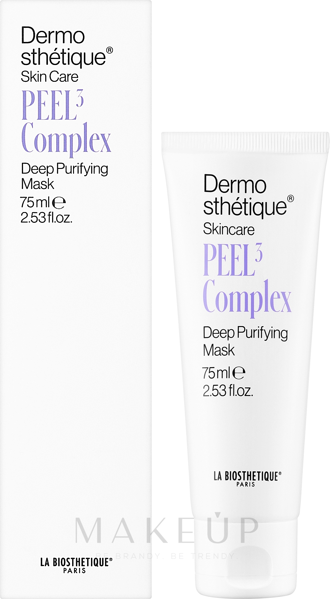Tiefenreinigende Gesichtsmaske - La Biosthetique Dermosthetique Peel3 Complex Deep Purifying Mask — Bild 75 ml