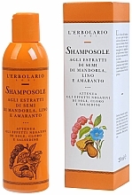 After-Sun-Shampoo mit Amaranth und Arganöl - L'Erbolario Shamposole Agli Estratti Di Semi Di Mandorla, Lino E Amaranto — Bild N2