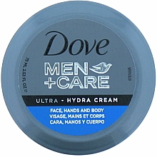 Düfte, Parfümerie und Kosmetik Feuchtigkeitsspendende Creme für Körper, Gesicht und Hände - Dove Men + Care Ultra Hydra Cream