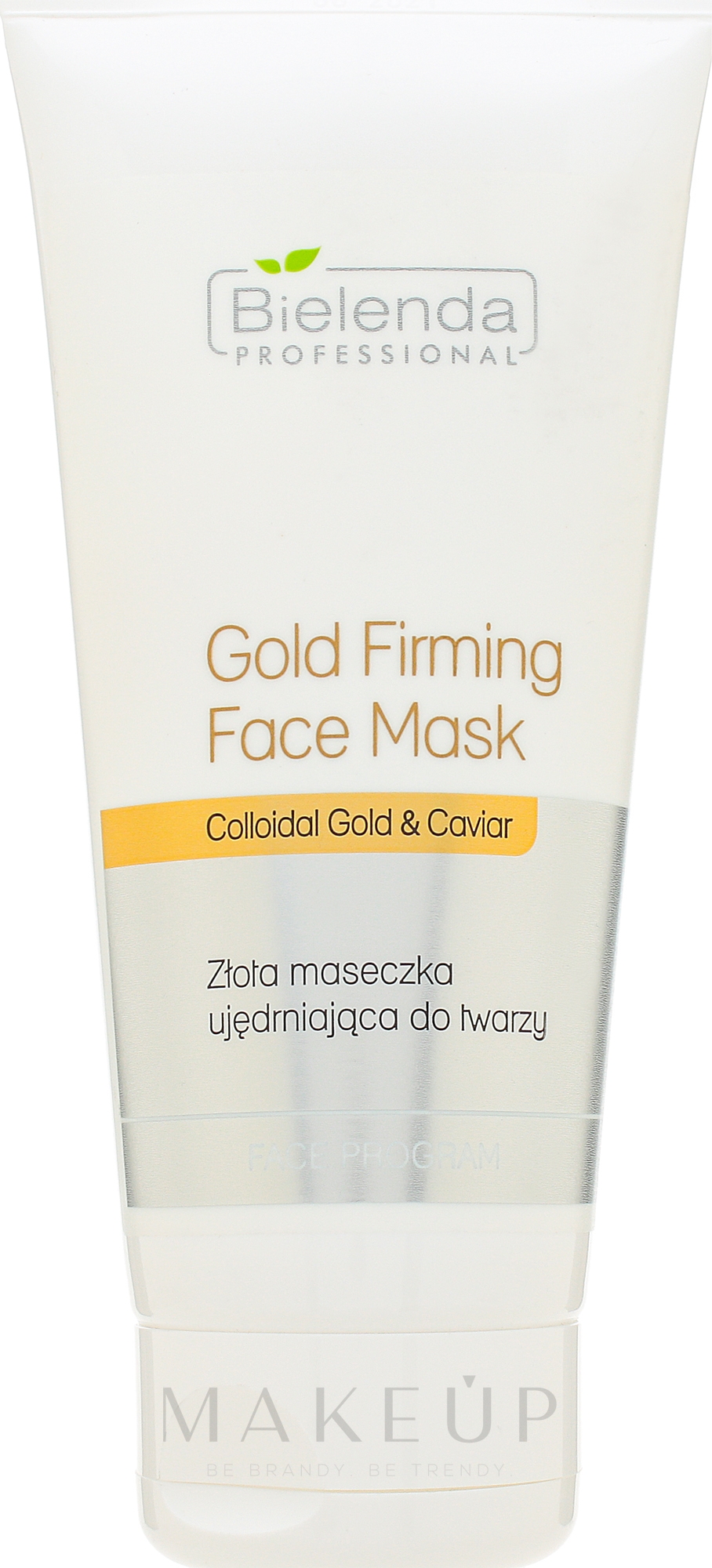 Straffende Gesichtsmaske mit kolloidalem Gold und Kaviar - Bielenda Professional Program Face Gold Firming Face Mask — Bild 175 ml