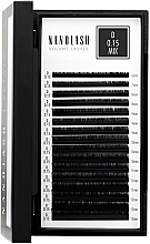 Falsche Wimpern D 0.15 (6-13 mm) mix - Nanolash Volume Lashes — Bild N2