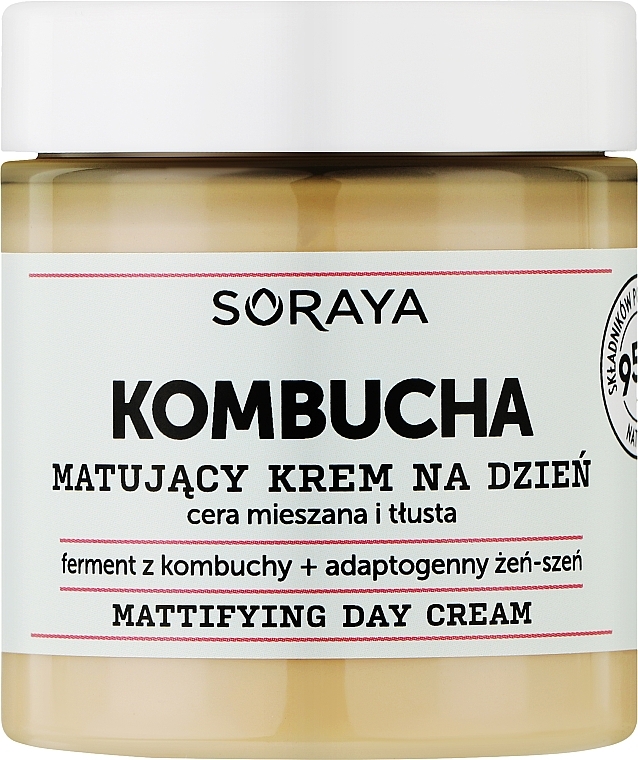 Mattierende Tagescreme für Mischhaut bis fettige Haut - Soraya Kombucha Mattifying Day Cream  — Bild N1