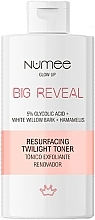 Düfte, Parfümerie und Kosmetik Revitalisierendes Gesichtswasser - Numee Glow Up Big Reveal Resurfacing Twilight Toner