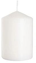 Zylindrische Kerze 70x100 mm weiß - Bispol — Bild N1