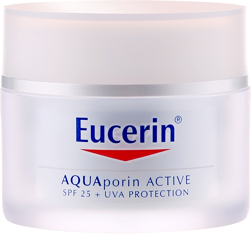 Feuchtigkeitsspendende Gesichtscreme für alle Hauttypen SPF 25 - Eucerin AquaPorin Active Deep Long-lasting Hydration For All Skin Types SPF 25 + UVA — Bild N2