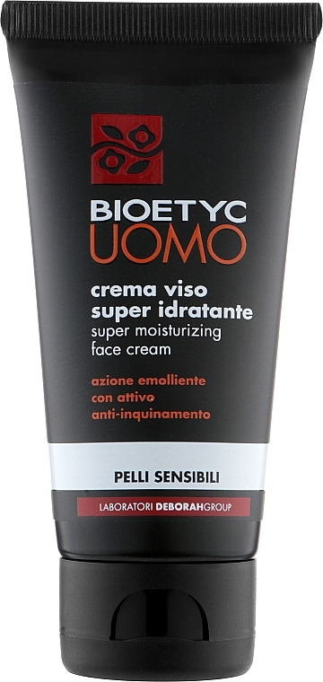 Super feuchtigkeitsspendende und tonisierende Gesichtscreme - Deborah Milano Bioetyc UOMO Super Moisturizing Face Cream — Bild N1