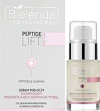 Düfte, Parfümerie und Kosmetik Augenserum - Bielenda Professional Peptide Lift Serum 