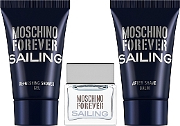 Düfte, Parfümerie und Kosmetik Moschino Forever Sailing - Duftset (Eau de Toilette 4.5ml + After Shave Balsam 25ml + Duschgel 25ml)