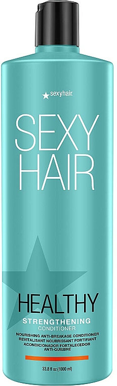 Regenerierende und festigende Haarspülung mit Aloe Vera und Mangobutter - SexyHair HealthySexyHair Strengthening Conditioner — Bild N1