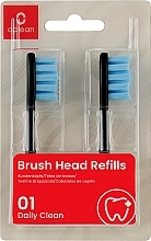 Düfte, Parfümerie und Kosmetik Austauschbare Zahnbürstenköpfe für elektrische Zahnbürste Standard Clean Soft 2 St. schwarz - Oclean Brush Heads Refills