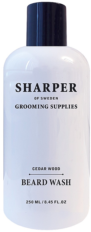 Bart-Shampoo - Sharper of Sweden Cedar Wood Beard Wash — Bild N1