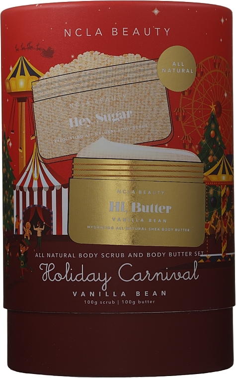 Set - NCLA Beauty Holiday Carnival (Körperbutter/100 g + Körperpeeling/100 g) — Bild N1