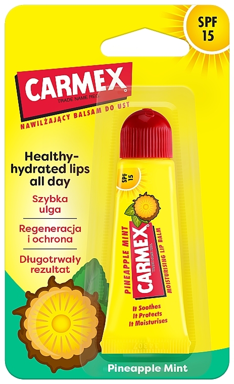 Lippenbalsam mit Ananas- und Pfefferminzgeschmack SPF 15 - Carmex Lip Balm