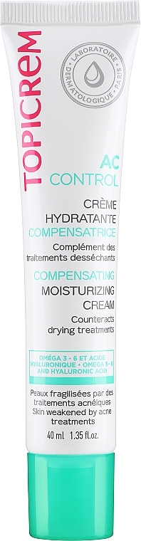 Feuchtigkeitsspendende und beruhigende Gesichtscreme - Topicrem AC Compensating Moisturizing Cream — Bild N2
