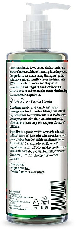 Flüssige Handseife mit Aloe Vera und Teebaum - Faith In Nature Aloe Vera & Tea Tree Hand Wash — Bild N2