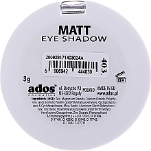 Matte Lidschatten - Ados Matt Effect Eye Shadow — Bild N2