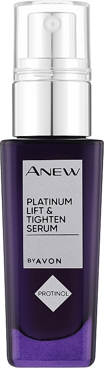 Straffendes Gesichtsserum für mehr Elastizität - Avon Anew Platinum Lift & Tighten Serum — Bild N1