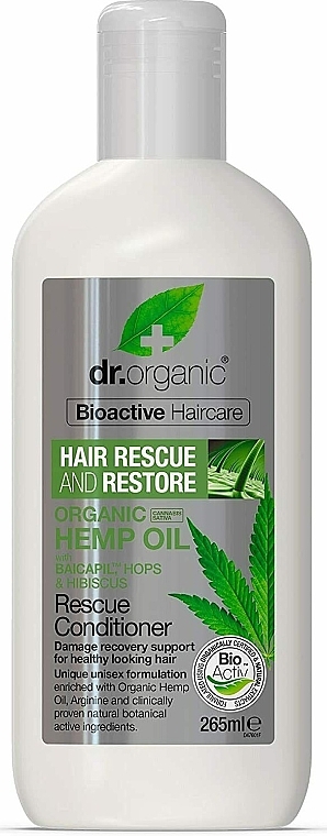 Conditioner Hanföl - Dr. Organic Bioactive Haircare Hemp Oil Rescue Conditioner — Bild N3