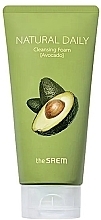 Reinigungsschaum mit Avocado-Extrakt - The Saem Natural Daily Cleansing Foam Avocado  — Bild N1