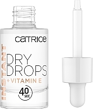 Trocknende Nagellacktropfen - Catrice Instant Dry Drops + Vitamin E — Bild N2