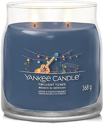 Duftkerze im Glas Twilight Tunes 2 Dochte - Yankee Candle Singnature — Bild N2