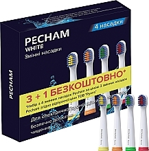 Aufsteckbürsten für elektrische Kinderzahnbürsten weiß - Pecham — Bild N2