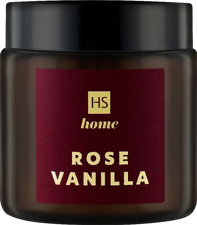 Natürliche duftende Sojakerze mit Rosen- und Vanilleduft - HiSkin Home — Bild N1