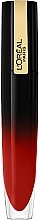 Düfte, Parfümerie und Kosmetik Ink-Lippenstift mit hochglänzendem Finish - L'Oreal Paris Rouge Signature Brilliant