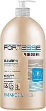 Shampoo für alle Haartypen mit Seetang - Fortesse Professional Balance & Fresh Shampoo — Bild N2