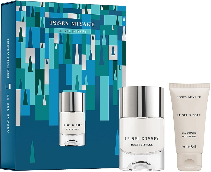 Issey Miyake Le Sel D'Issey Christmas Gift Set  - Duftset (Eau de Toilette 50ml + Duschgel 50ml)  — Bild N1